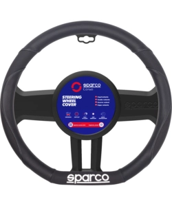 Coprivolante per auto sparco nero in pvc